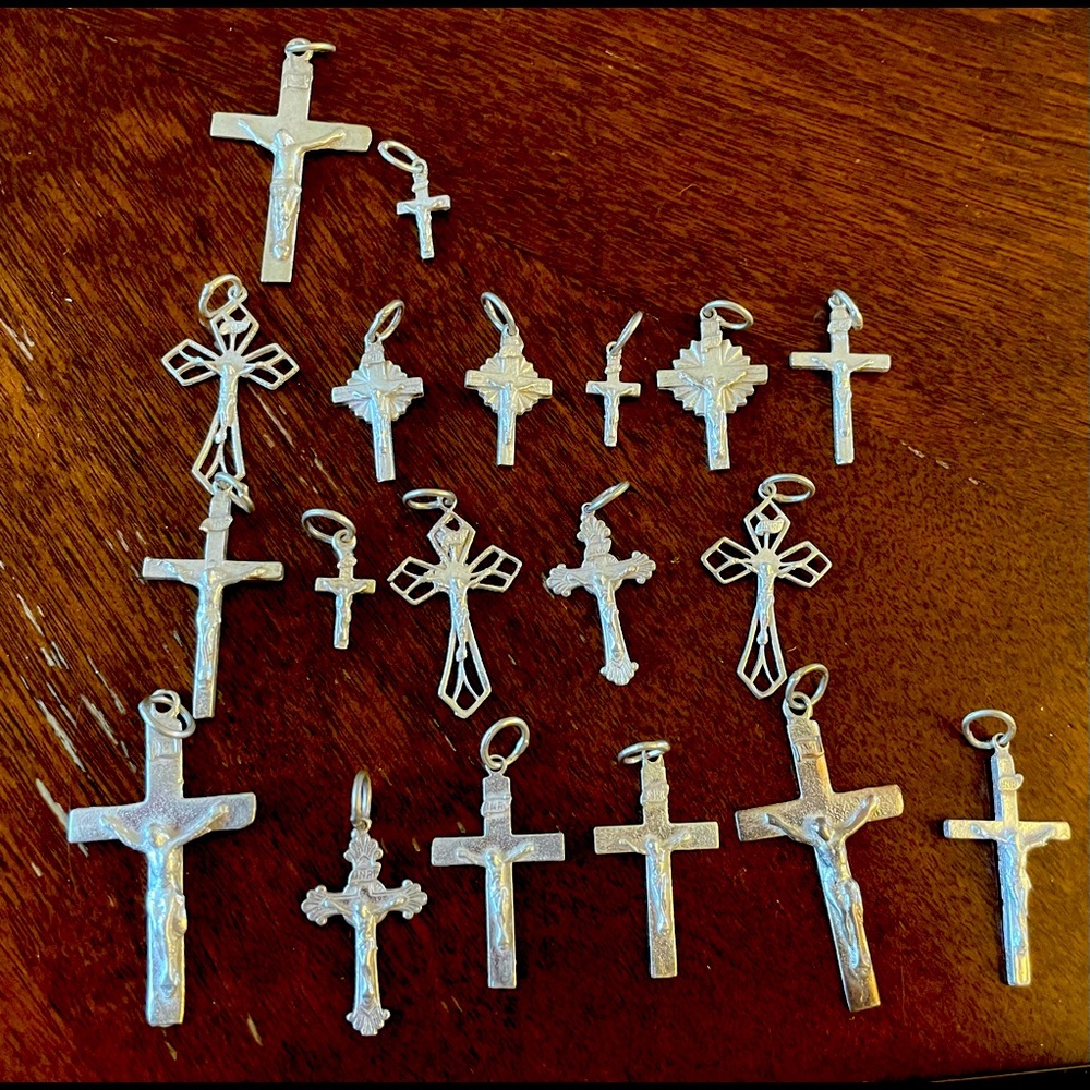 These are genuine silver pendants made in our 80 year old store